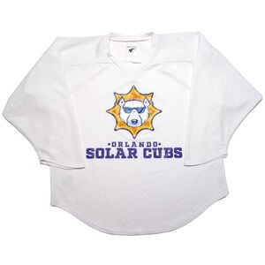 Orlando Solar Bears Cubs Hockey Jersey Wear the Pear Sox White Small S